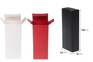Хартиена кутия 53x32x140 mm  за бутилки за парфюм 50 мл  - 50 бр.-2