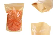 орбички Doy Pack 200x50x300 мм крафт гръб (14c), прозрачна предна част (8c) със закопчаване "цип" и възможност за запечатване с термозапечатване - 100 бр. орбички Doy Pack 200x50x300 мм крафт гръб (14c), прозрачна предна част (8c) със закопчаване "цип" и възможност за запечатване с термозапечатване - 100 бр.