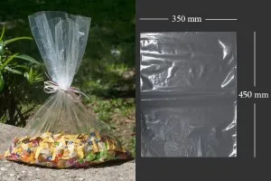 Прозрачни торби 350х450 мм за опаковане на храни - 100 бр-1