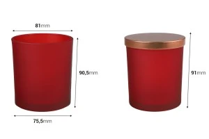 Стъклен буркан 300 мл с метална капачка-2