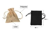 Торбички от плат 80x100 mm - 50 бр. Торбички от плат 80x100 mm - 50 бр.