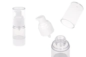 Пластмасова прозрачна Airless бутилка 15 ml Пластмасова прозрачна Airless бутилка 15 ml