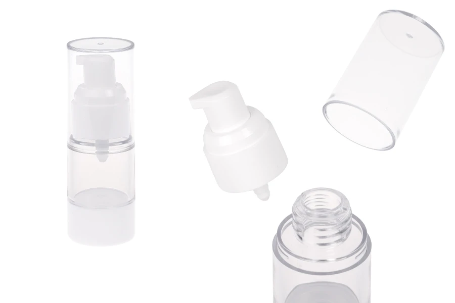 Пластмасова прозрачна Airless бутилка 15 ml Пластмасова прозрачна Airless бутилка 15 ml