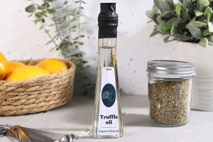 Стъклена бутилка за зехтин или оцет с размери 42x163 - 50 ml-3