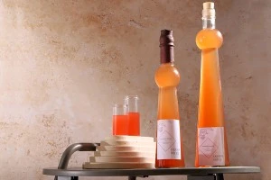 Стъклена бутилка с размери  53x300 - 210 ml-2