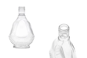 Стъклена бутилка с размери 90x38x145 - 130 ml-1