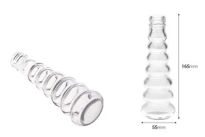 Стъклена бутилка за зехтин или оцер с размери  55x165 - 100 ml-2