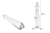 Стъклена бутилка с размери 63x58x300 - 260 ml Стъклена бутилка с размери 63x58x300 - 260 ml