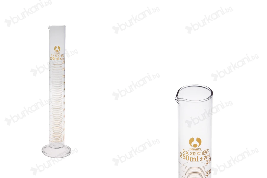 Стъклена измервателна тръба  250 ml-изображение_продукт