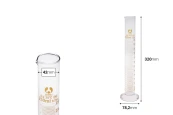 Стъклена измервателна тръба 250 ml Стъклена измервателна тръба 250 ml