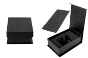 Черна луксозна кутия  с размери 139x89x45 mm за бутилки за парфюм
