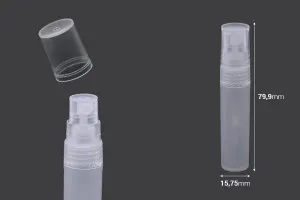 5 мл миниатюрен пластмасов тестер за парфюм-2