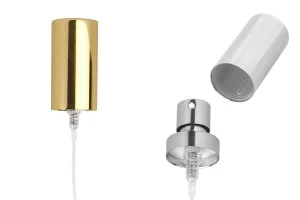 Llak alumini me kapak për shishe parfumi me mbyllje sigurie "Crimp" 15 mm-изображение_размери