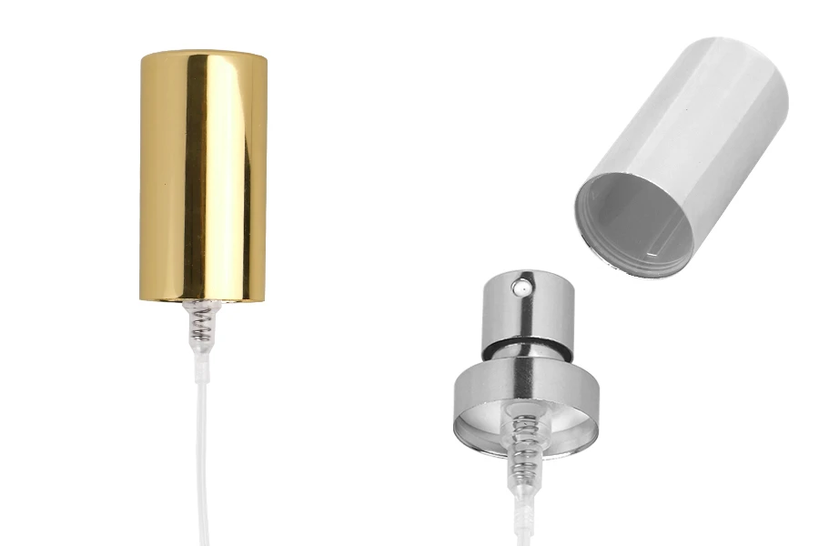 Llak alumini me kapak për shishe parfumi me mbyllje sigurie "Crimp" 15 mm-изображение_размери