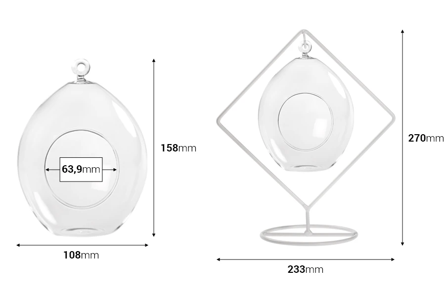 Стъклена декоративна висулка за свещи-изображение_размери