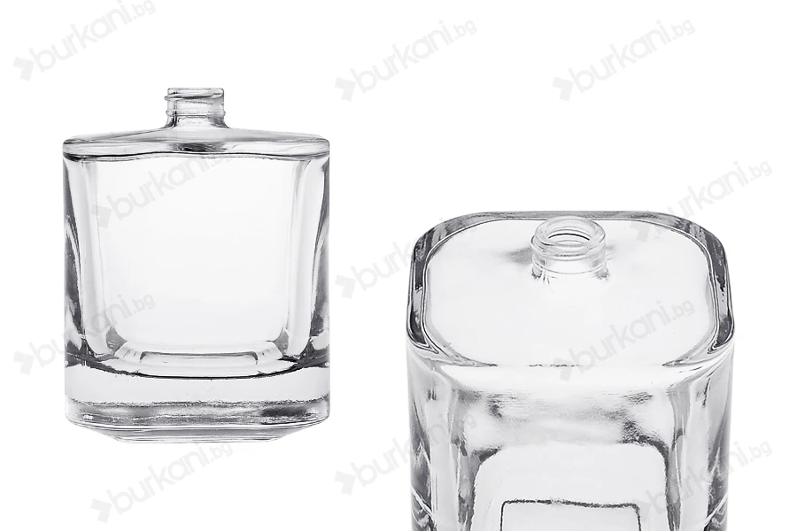 Луксозна стъклена бутилка за парфюм 100 ml  с гърловина 15/400 (PP 15)-изображение_продукт