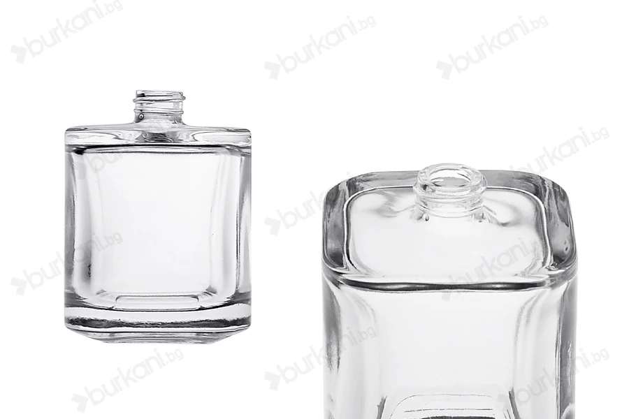 Луксозна стъклена бутилка за парфюм 50 ml   с гърловина 15/400 (PP 15)-изображение_продукт