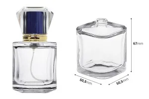 Луксозна стъклена бутилка за парфюм 50 ml   с гърловина 15/400 (PP 15)-2