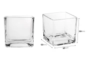 Декоративни стъклени купи 60x60 mm Декоративни стъклени купи 60x60 mm