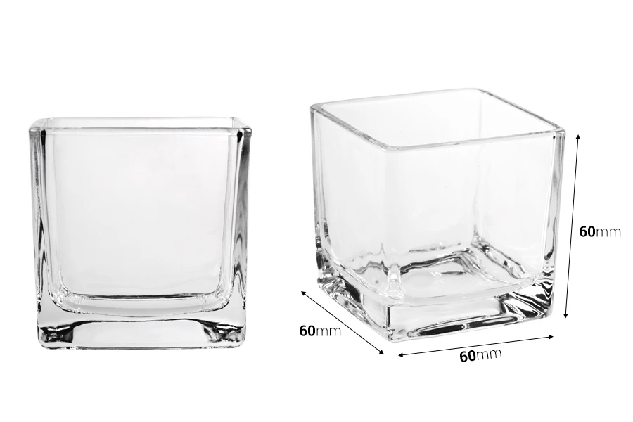 Декоративни стъклени купи 60x60 mm Декоративни стъклени купи 60x60 mm