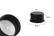 Алуминиеви капачки 18x10,5 (PP18) в различни цветове Алуминиеви капачки 18x10,5 (PP18) в различни цветове