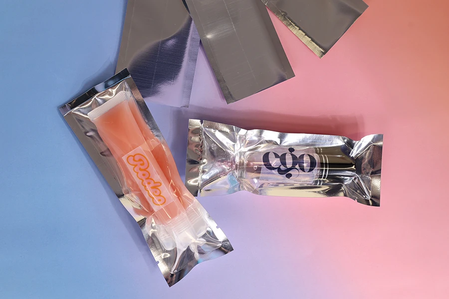 Алуминиеви торбички с размер  55x150 мм с опция за термозапечатване - 100 бр.-изображение_група