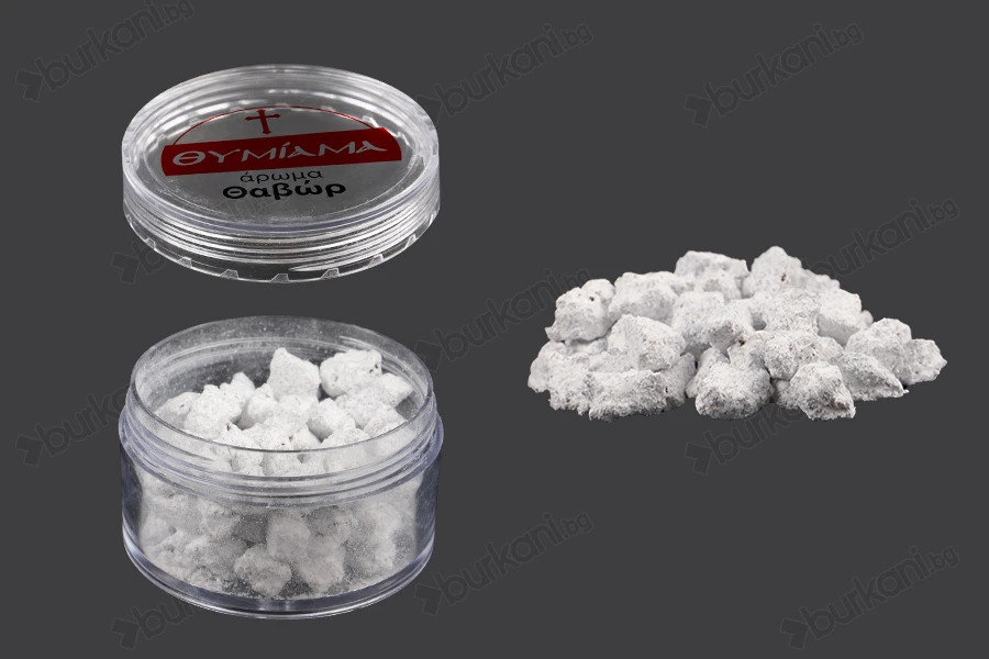 Shishe qelqi Roll on 3 ml me kapak argjendi me shkëlqim me kryq për kisha- manastirë-изображение_продукт