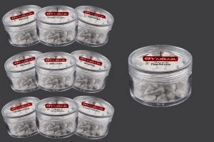 Shishe qelqi Roll on 3 ml me kapak argjendi me shkëlqim me kryq për kisha- manastirë-изображение_размери