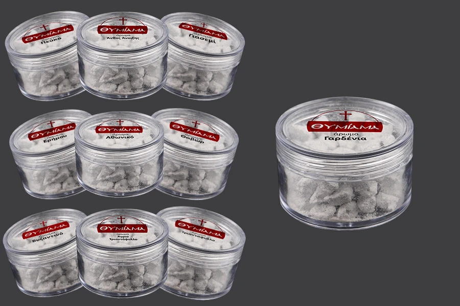 Shishe qelqi Roll on 3 ml me kapak argjendi me shkëlqim me kryq për kisha- manastirë-изображение_размери