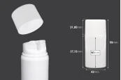 Пластмасова бутилка Airless 50 ml за крем Пластмасова бутилка Airless 50 ml за крем