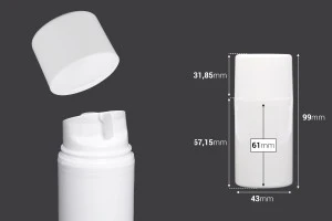 Пластмасова бутилка  Airless 50 ml за крем-2