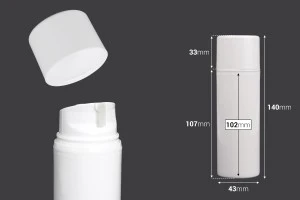 Пластмасова опаковка  Airless 100 ml за крем-2