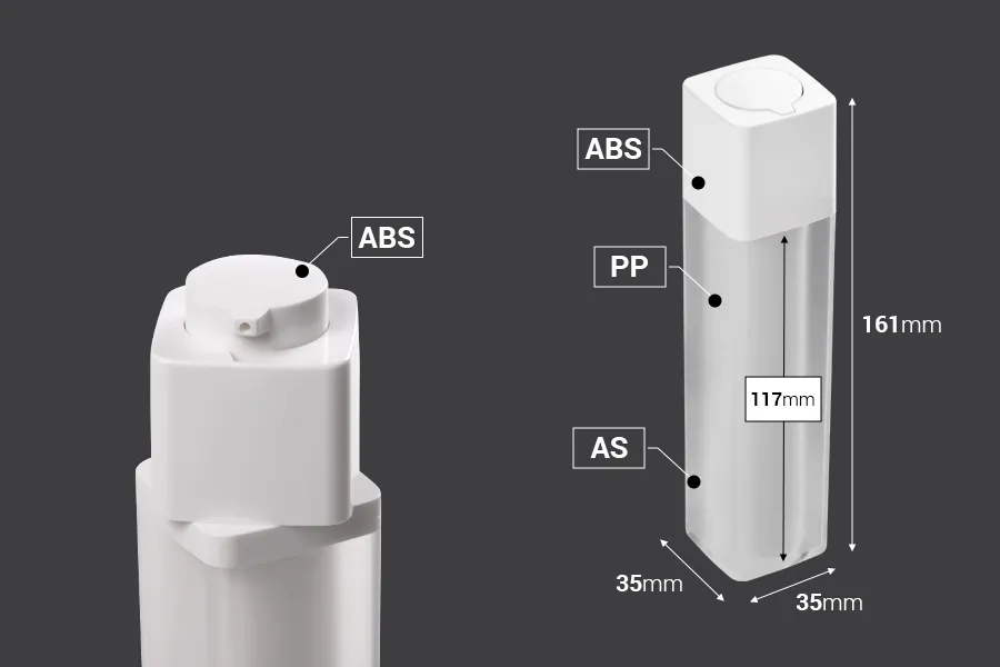 Акрилна опаковка 50 мл Airless