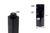 Пластмасова акрилна черна опаковка тип Airless 30 ml