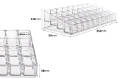 Акрилна стойка с размери 205x120x60 мм - 4 нива (36 позиции) Акрилна стойка с размери 205x120x60 мм - 4 нива (36 позиции)