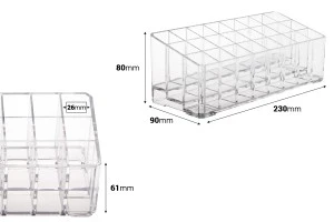 Стойка (акрилна) 230x90x80 mm - 3 нива (24 позиции)-2