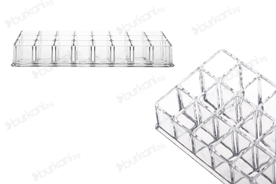 Стойка (акрилна) 220x90x50 мм - 3 нива (24 Позиции)-изображение_продукт