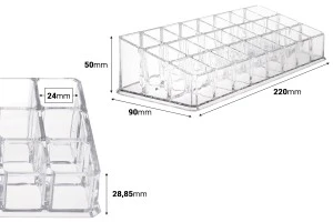Стойка (акрилна) 220x90x50 мм - 3 нива (24 Позиции)-2