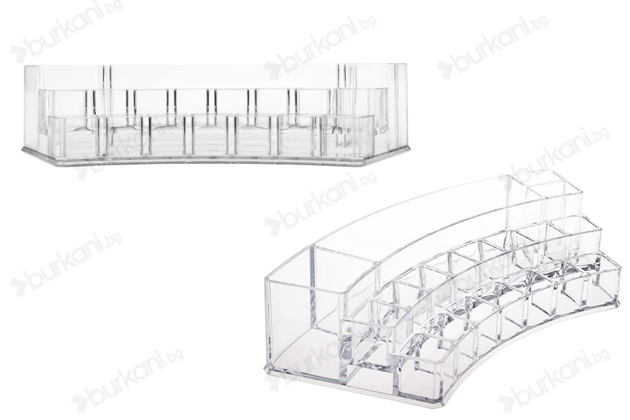 Пластмасова стойка на 3 нива 300x118x65 mm (19 позиции)-изображение_продукт
