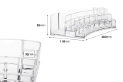 Пластмасова стойка на 3 нива 300x118x65 mm (19 позиции) Пластмасова стойка на 3 нива 300x118x65 mm (19 позиции)