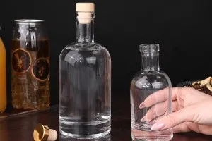 Стъклена бутилка кръгла 500 мл - 20 бр.-3