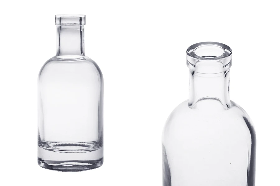 Стъклена кръгла бутилка 200 мл - 20 бр.-изображение_продукт