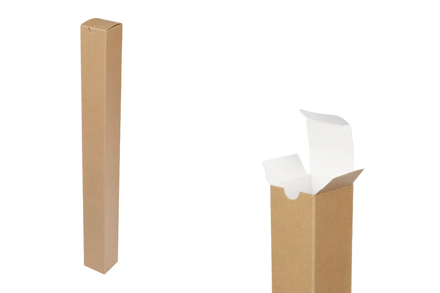 Хартиена крафт кутия (350gsm) 45x45x450 мм за свещи - 20 бр.-изображение_продукт