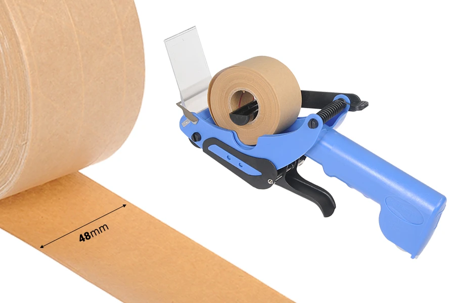 Хартиено опаковъчно тиксо армирано тип gome с ширина 48мм - 50м ролка-изображение_размери