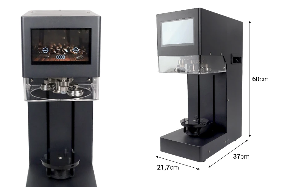 Машина за запечатване на пластмасови бутилки с алуминиева капачка-изображение_размери