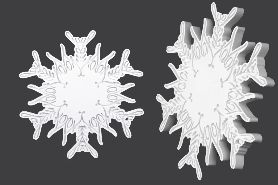 Силиконова форма Орнамент снежинка (epoxy resin) Силиконова форма Орнамент снежинка (epoxy resin)-изображение_група