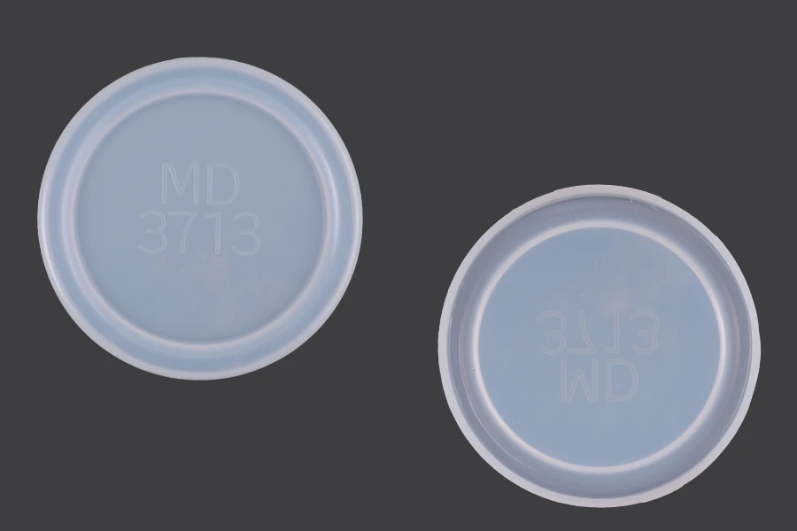 Силиконова форма за малка кръгла подложка - диаметър 82 мм-изображение_продукт