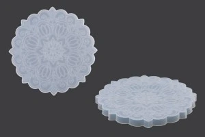 Силиконова форма за подложка за цветя Mandala-1
