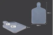 Силиконова форма Квадратна дъска  159x108 мм