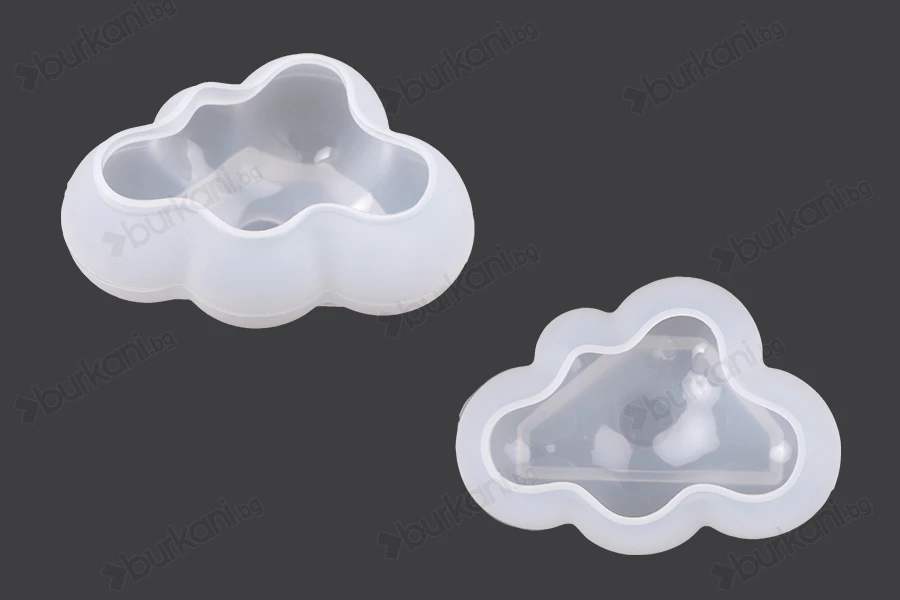 Силиконова форма 3D облак 67x31.5мм-изображение_продукт